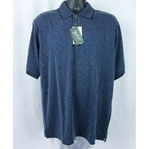 NWT Mens WOOLRICH Boundary Polo Deep Indigo Blue